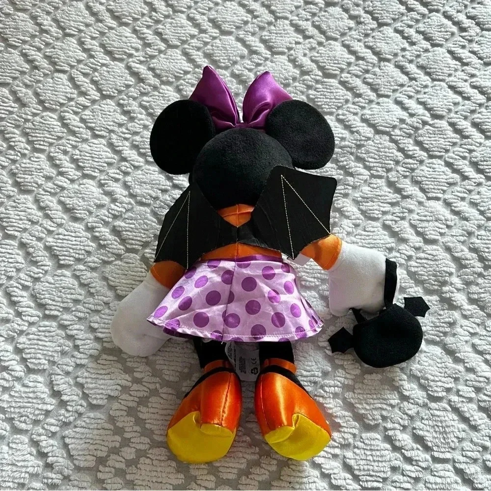 Disney Original Minnie Mouse Halloween Outfit Stuffed Animal Plush 15 inches